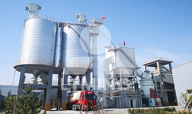 Broyeur de laitier granulé de haut fourneau avec une capacité annuelle de 400 000 tonnes