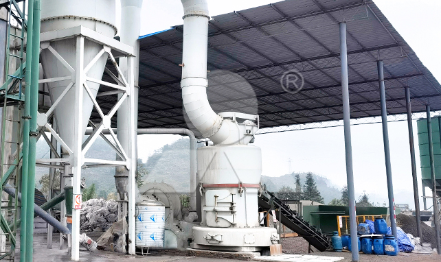 Ligne de production de poudre de calcaire pour la construction routière